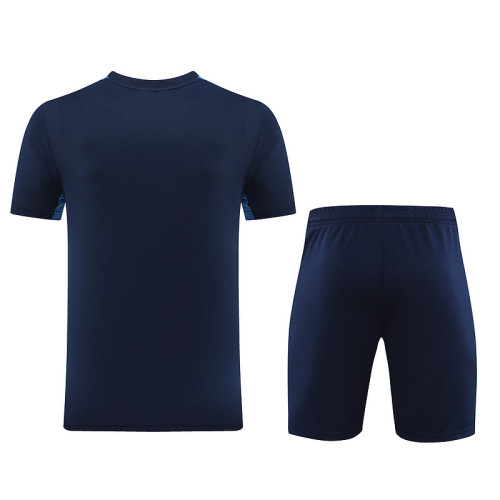 ND02 Navy Blue Mens Short Suit