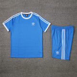 AD07 Royal Blue Mens Short Suit