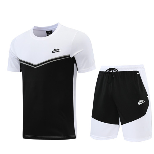 ND01 white Mens Short Suit