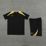 ND05 Black Golden Mens Short Suit