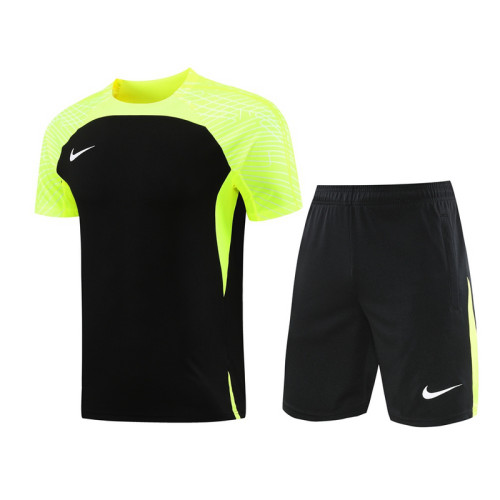 ND07 Black green Mens Short Suit