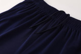 ND08 Navy Blue Mens Short Suit