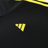 AD02 Black Yellow Mens Short Suit