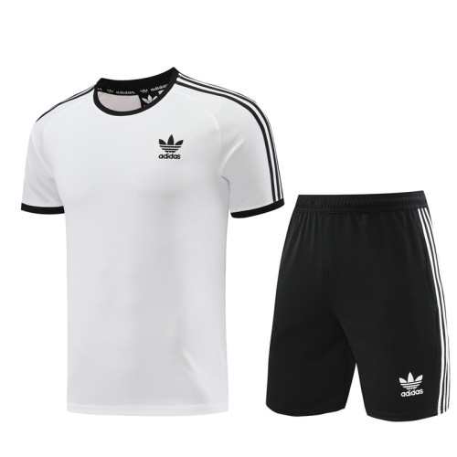 AD07 white Mens Short Suit