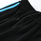 AD02 Black blue Mens Short Suit