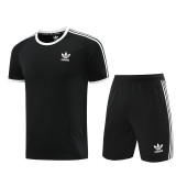 AD07 black Mens Short Suit