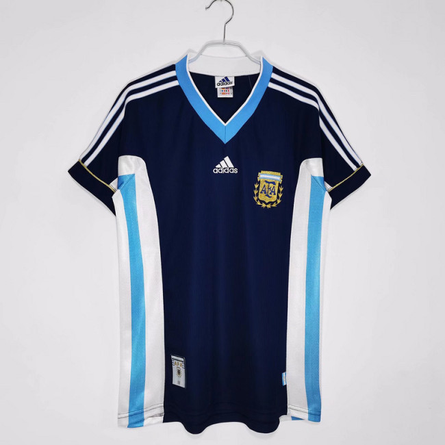 1998 Argentina Away Retro Jersey