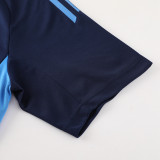 AD08 Navy Blue Mens Short Suit