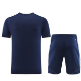 AD02 Navy Blue Mens Short Suit