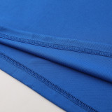 PD02 Royal Blue Mens Short Suit