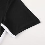 ND06 black Mens Short Suit