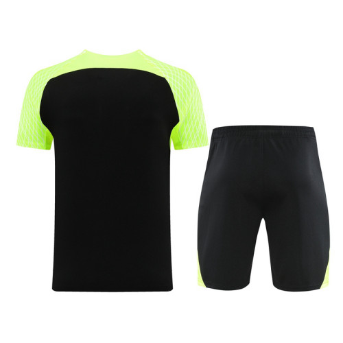 ND07 Black green Mens Short Suit