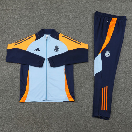 24 Real Madrid 02 Light Blue Jacket Suit