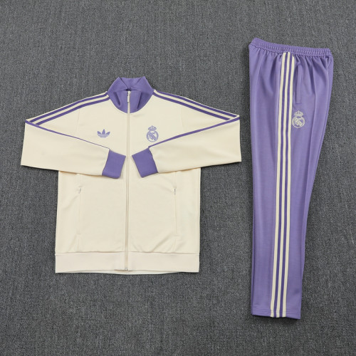 24 Real Madrid 09 Beige Jacket Suit