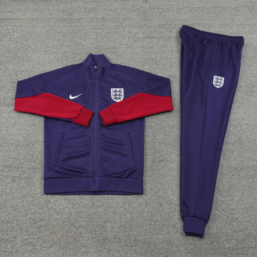 24 England 01 Purple Jacket Suit