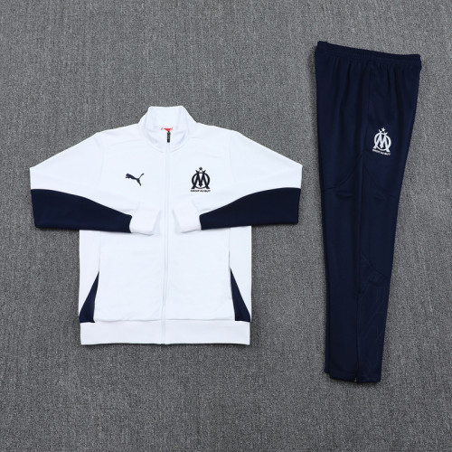 24 Olympique De Marseille 03 White Jacket Suit