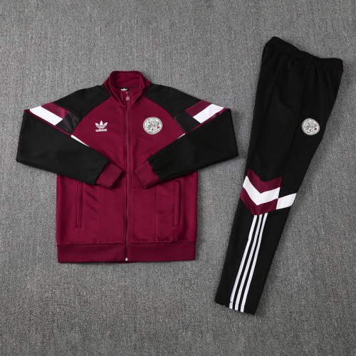24 Afc Ajax 06 Bordeaux Jacket Suit