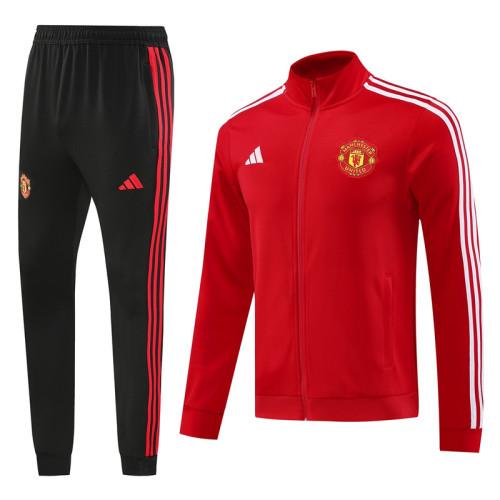 24 Manchester United 01 Red Jacket Suit