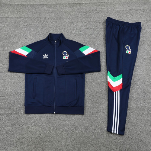 24 Italy 06 Navy Blue Jacket Suit