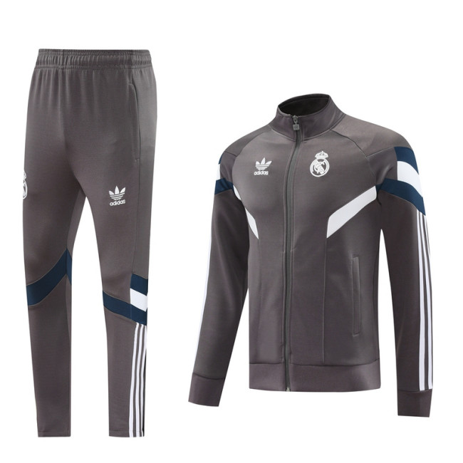 24 Real Madrid 06 Grey Jacket Suit
