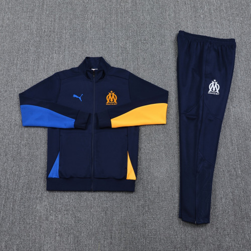 24 Olympique De Marseille 03 Navy Blue Jacket Suit
