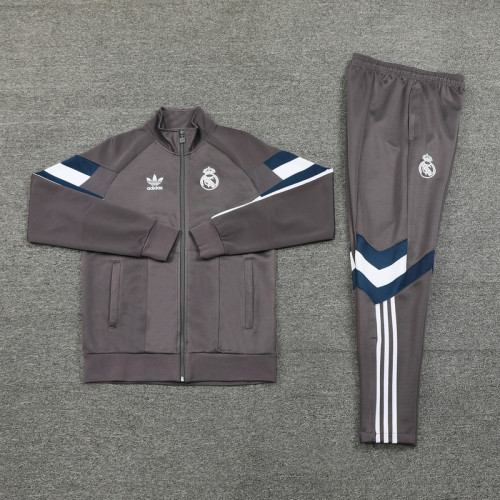 24 Real Madrid 06 Grey Jacket Suit