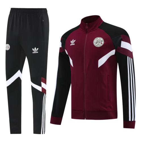 24 Afc Ajax 06 Bordeaux Jacket Suit