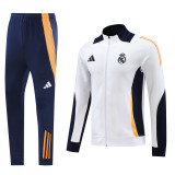 24 Real Madrid 08 White Jacket Suit