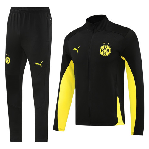 24 Borussia Dortmund 03 Black Yellow Jacket Suit