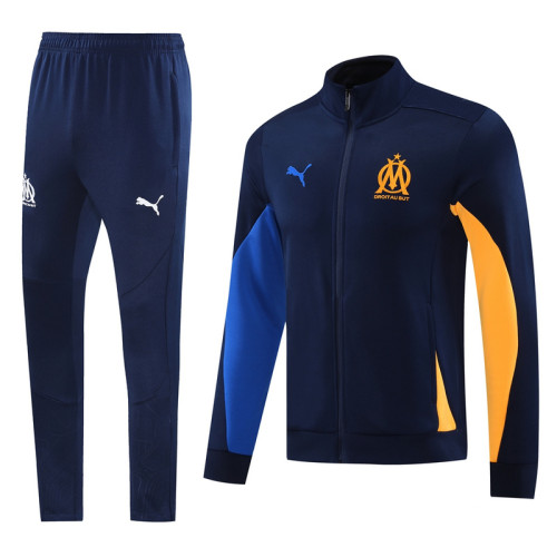 24 Olympique De Marseille 03 Navy Blue Jacket Suit