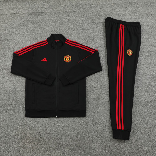 24 Manchester United 01 Black Jacket Suit