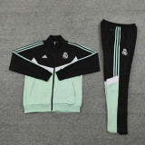 24 Real Madrid 03 Black Green Jacket Suit
