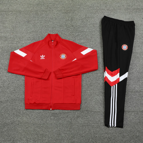 24 Bayern München 06 Red Jacket Suit