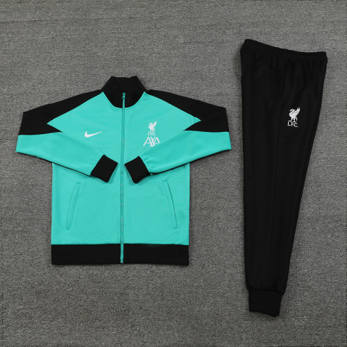 24 Liverpool 01 Green Jacket Suit