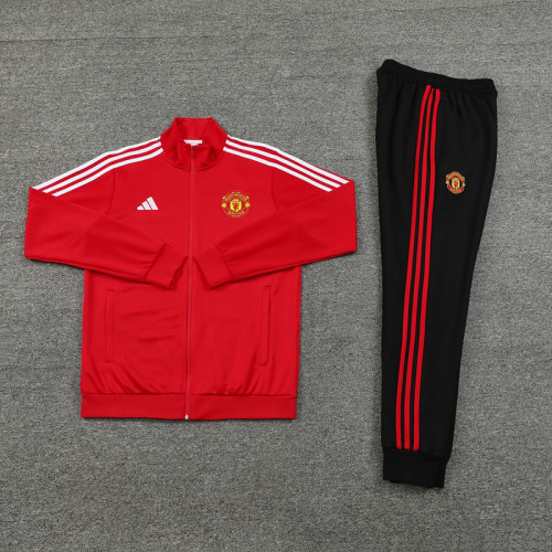24 Manchester United 01 Red Jacket Suit