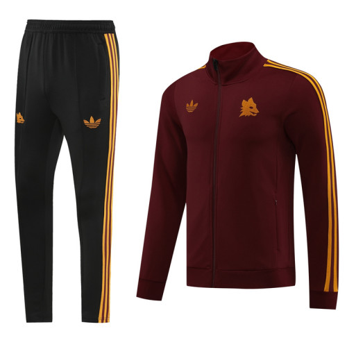 24 As Roma 01 Bordeaux Jacket Suit