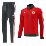 24 Manchester United 09 Red Jacket Suit
