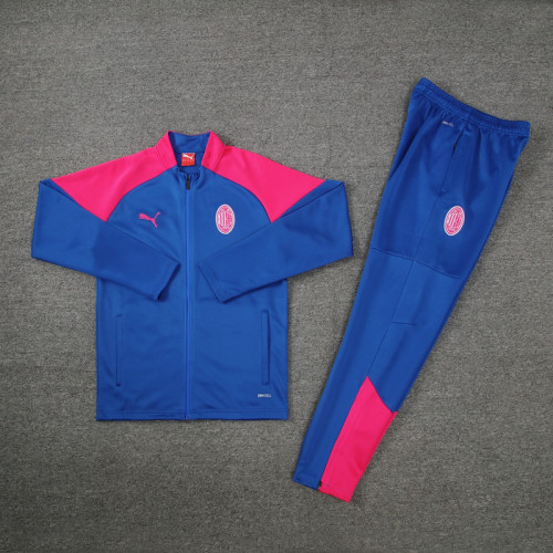 24 Ac Milan 01 Blue Jacket Suit