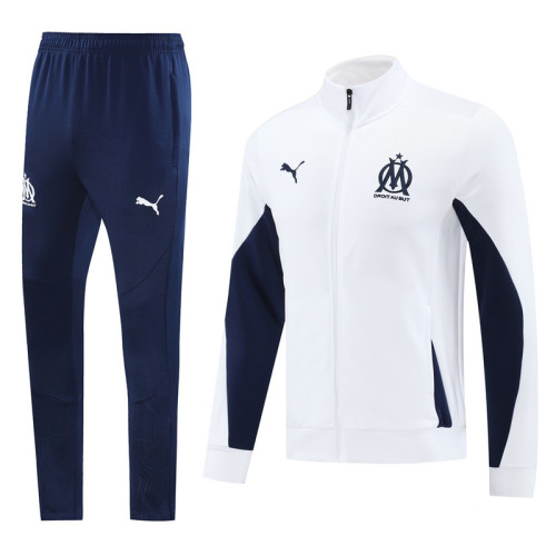 24 Olympique De Marseille 03 White Jacket Suit