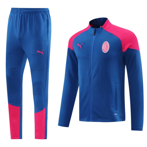 24 Ac Milan 01 Blue Jacket Suit
