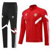 24 Bayern München 06 Red Jacket Suit
