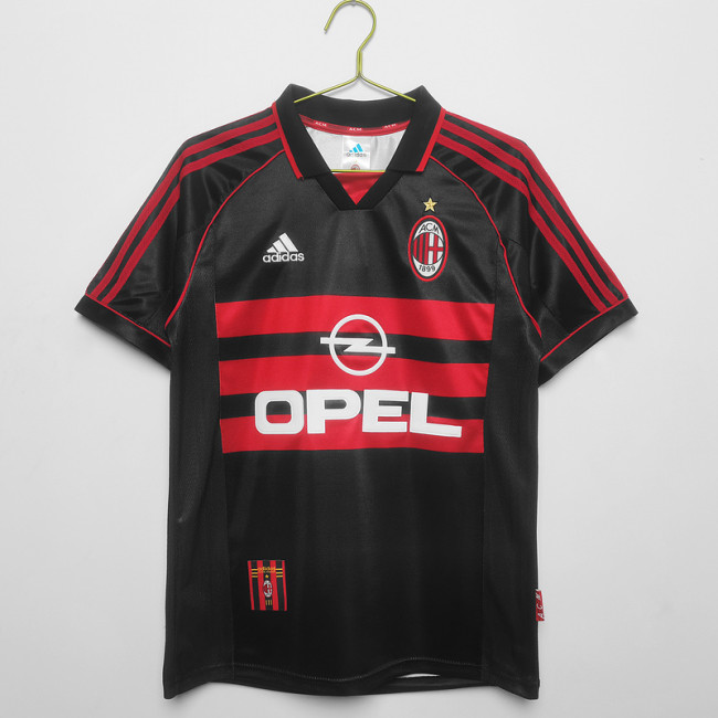 1998∕99 Ac Milan Third  Retro Jersey