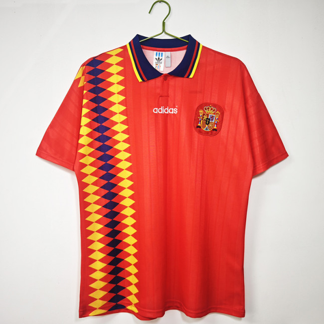 1994∕95 Spain Home  Retro Jersey