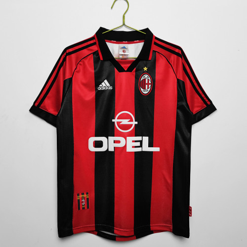 1998∕99 Ac Milan Home  Retro Jersey