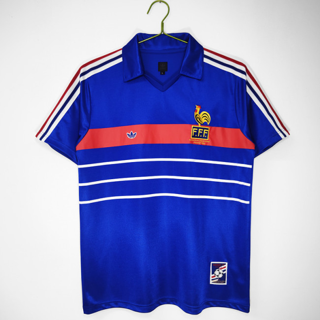1984 France Home  Retro Jersey