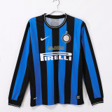 2009∕10 Inter Milan Home Retro LongSleeve Jersey