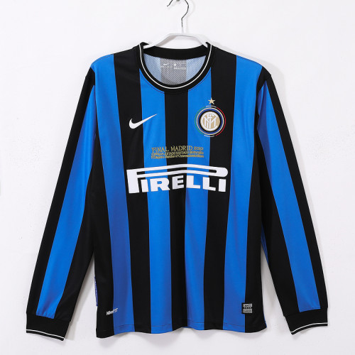 2009∕10 Inter Milan Home Retro LongSleeve Jersey
