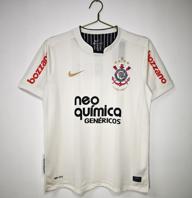 2012 Sc Corinthians Paulista Home  Retro Jersey