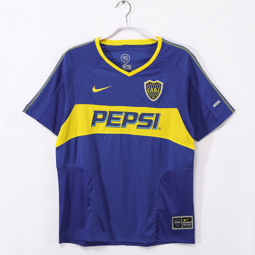 2003∕04 Boca Juniors Home  Retro Jersey