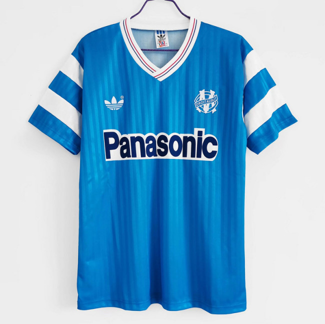 1990 Olympique De Marseille Away  Retro Jersey